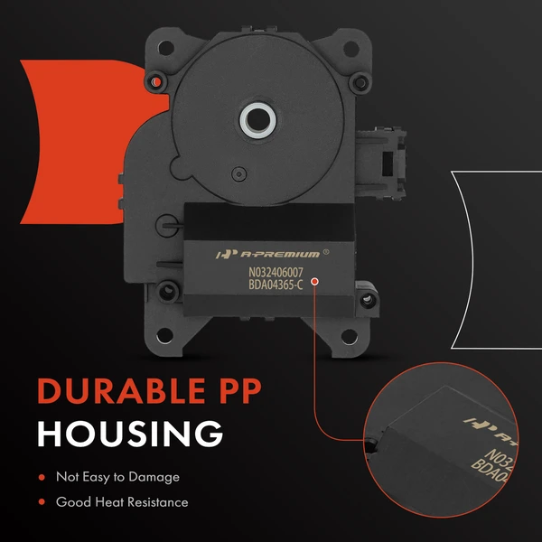 Main Mode HVAC Blend Door Actuator for Toyota Prius 2004-2009 with 5 Blade