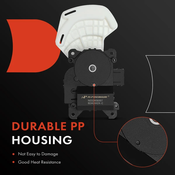 Main HVAC Blend Door Actuator Recirculation for Acura MDX Honda Pilot with 7-Pin