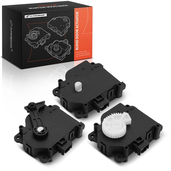 3 Pcs Main HVAC Blend Door Actuator with 5-Blade for Toyota Camry 2012-2017