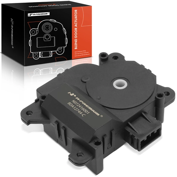 Recirculation HVAC Blend Door Actuator with 3-Pin for Honda Accord Acura TSX