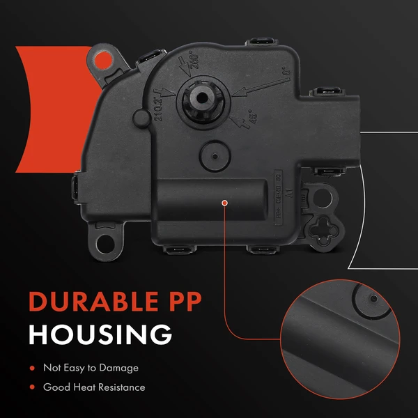 Mode HVAC Blend Door Actuator with 4+1 Blades for Ford Fusion Edge Lincoln MKZ