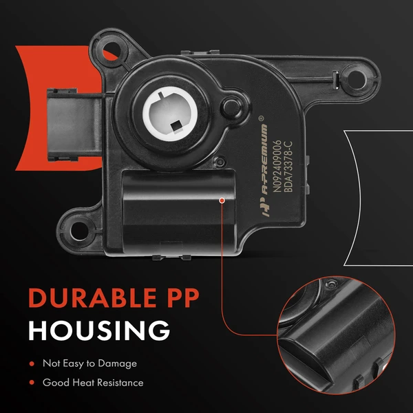 HVAC Blend Door Actuator with 5 Blades for Kia Soul Optima Sedona Hyundai