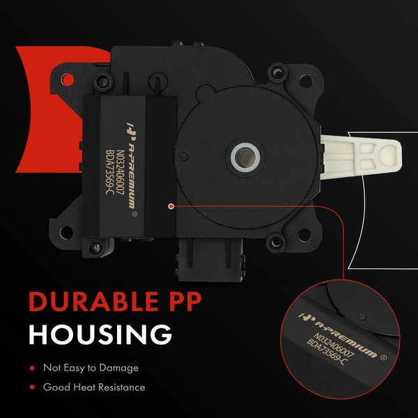 Auxiliary HVAC Blend Door Actuator for Honda Odyssey 2005-2010