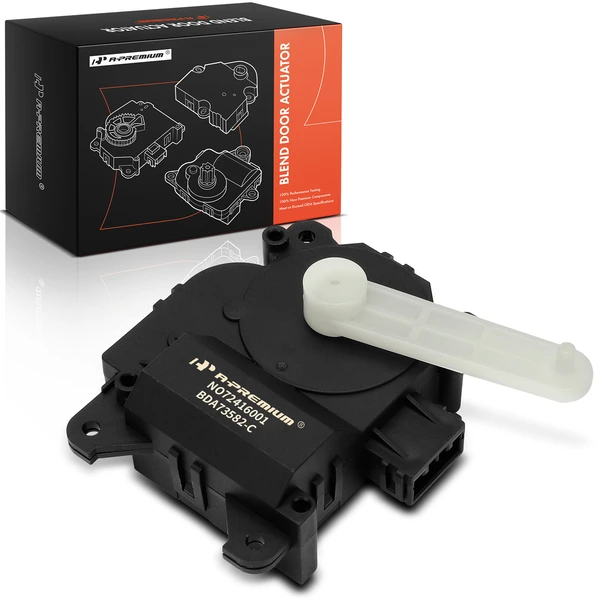 Passenger Blend HVAC Blend Door Actuator with 7-Blade for 2016-2019 Cadillac CTS