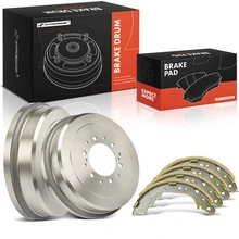 Rear Brake Drums & Ceramic Brake Shoes