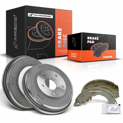 Rear Brake Drums & Brake Shoes