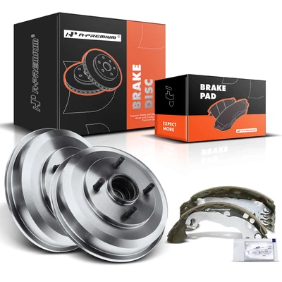Rear Brake Drums & Brake Shoes