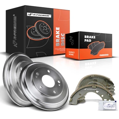 Rear Brake Drums & Brake Shoes