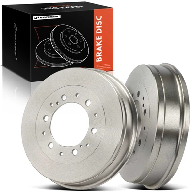 2 Pcs Rear Brake Drum
