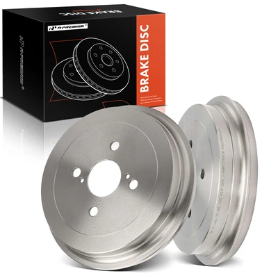 2 Pcs Rear Brake Drum