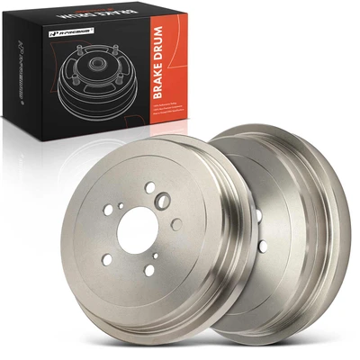 2 Pcs Rear Brake Drum