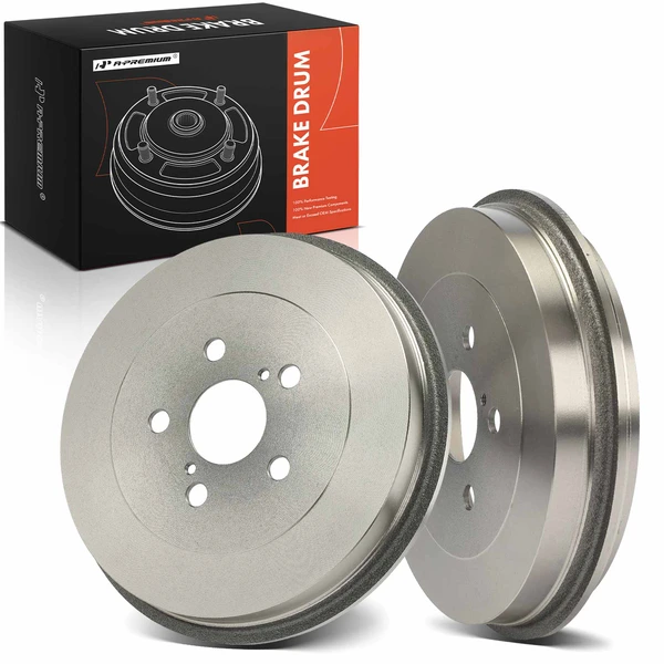 2 Pcs Rear Brake Drum for 2003-2008 Pontiac Vibe