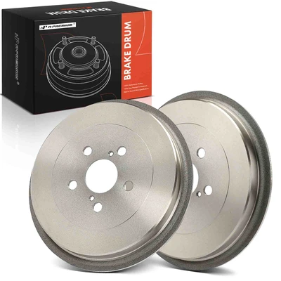 2 Pcs Rear Brake Drum