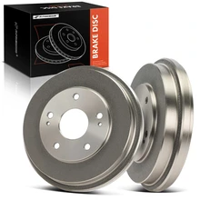 2 Pcs Rear Brake Drum for 2006-2015 Honda Civic