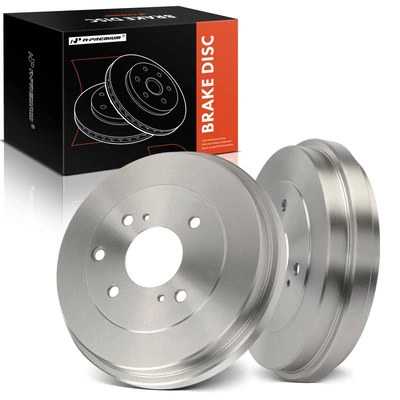 2 Pcs Rear Brake Drum
