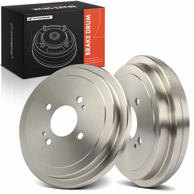 2 Pcs Rear Brake Drum