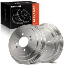 2 Pcs Rear Brake Drum for 2006-2011 Kia Rio