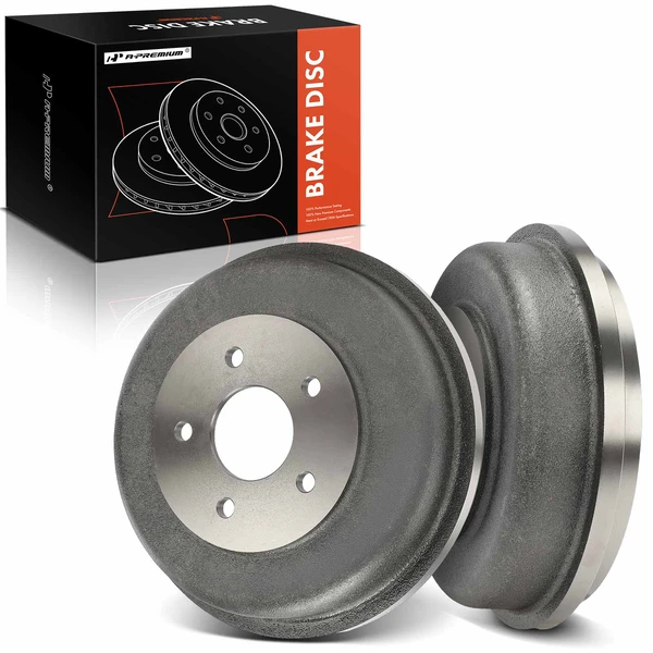 2 Pcs Rear Brake Drum for 2010-2013 Ford Transit Connect