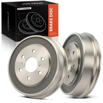 2 Pcs Rear Brake Drum