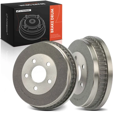 2 Pcs Rear Brake Drum