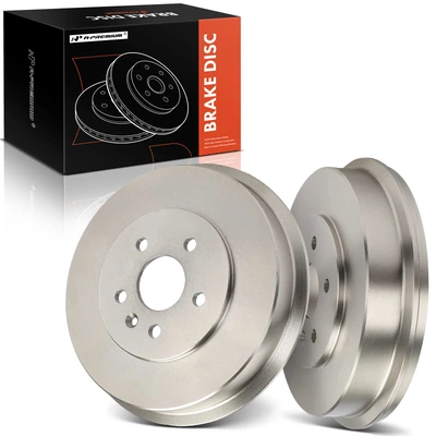 2 Pcs Rear Brake Drum