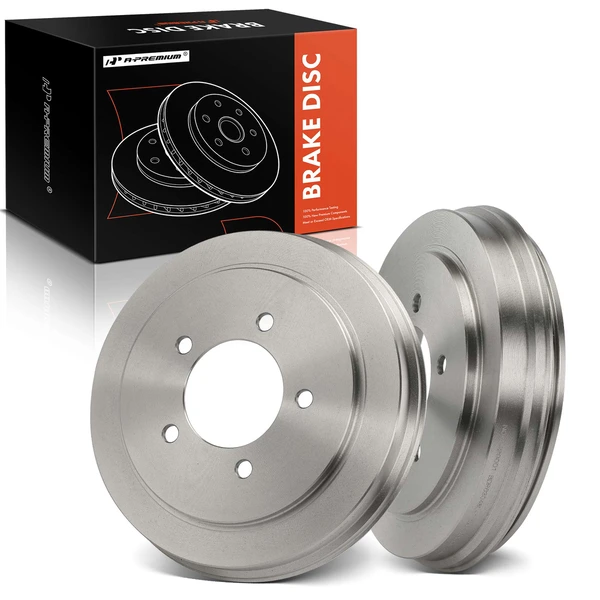 2 Pcs Rear Brake Drum for Jeep Compass Patriot Dodge Chrysler