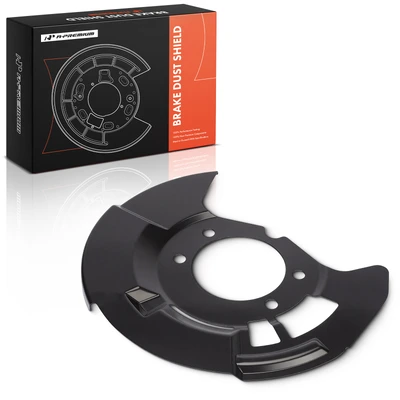 Front Driver Brake Dust Shield with 4 Mounting Hole