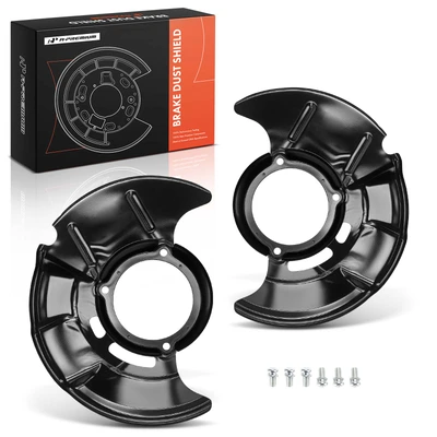 2 Pcs Front Brake Dust Shield with Hardware