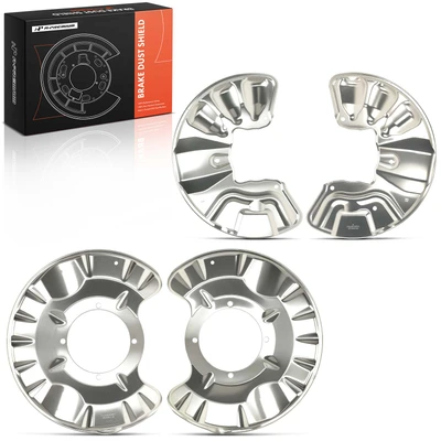4 Pcs Front & Rear Brake Dust Shield