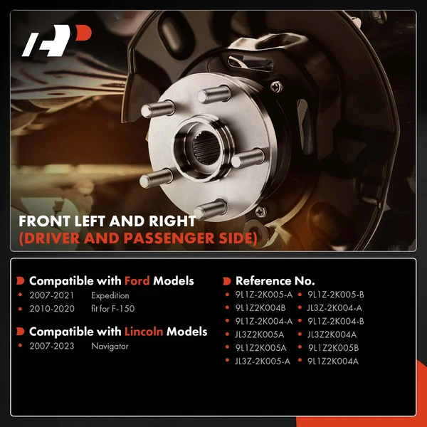 2 Pcs Front Driver & Passenger Brake Dust Shield for Ford F-150 2010-2020 Expedition Lincoln Navigator