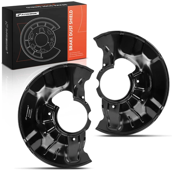 2 Pcs Front Driver & Passenger Brake Dust Shield for Toyota Corolla 2014-2019