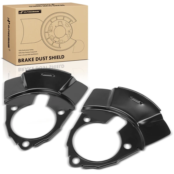 2 Pcs Front Driver & Passenger Brake Dust Shield for 1999-2006 Chevrolet Silverado 1500