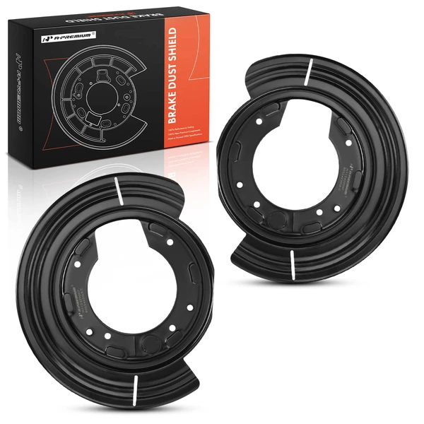 2 Pcs Rear Driver & Passenger Brake Dust Shield for 2002-2005 Ford Explorer