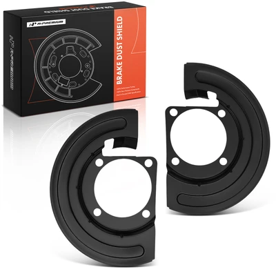 2 Pcs Front Brake Dust Shields