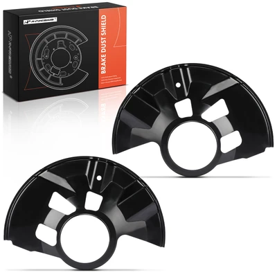 2 Pcs Front Driver & Passenger Brake Dust Shield