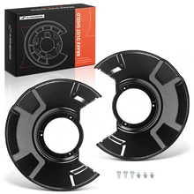 2 Pcs Front Black Brake Dust Shield for 2018-2022 Honda Accord