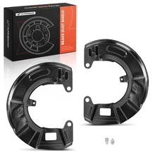 2 Pcs Front Brake Dust Shield with Hardware for 2001-2006 Hyundai Santa Fe