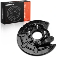 Rear Driver Black Brake Backing Plate Dust Shield for 2012-2020 Ford F-150