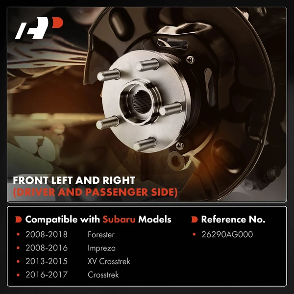 2 Pcs Front Brake Dust Shield for Impreza 2008-2016 Forester 2008-2018