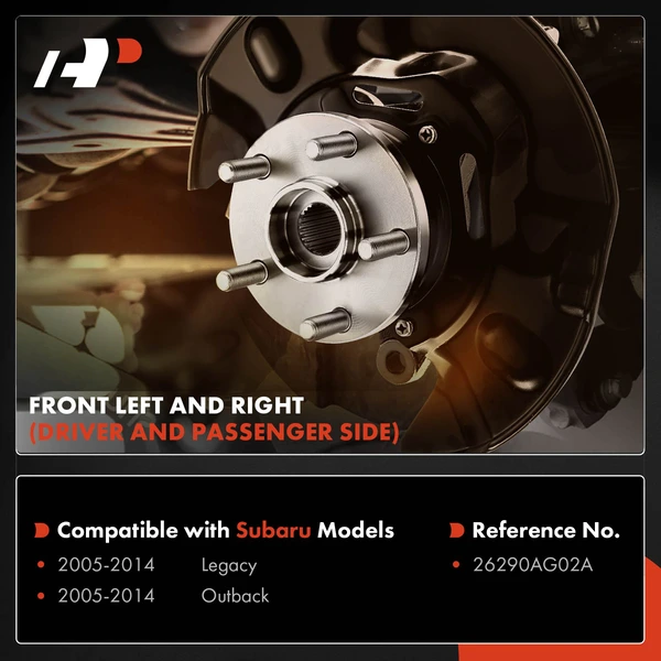 2 Pcs Front Brake Dust Shield for Subaru Legacy Outback 2005-2014