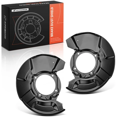 2 Pcs Front Brake Dust Shields