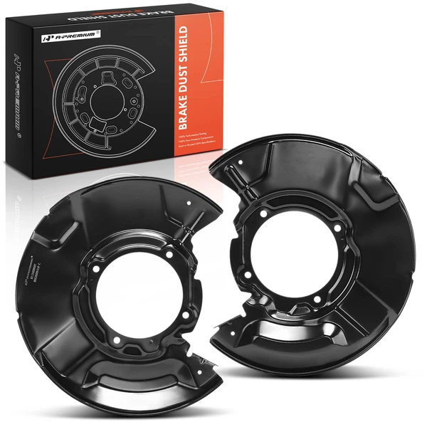 2 Pcs Front Driver & Passenger Brake Dust Shield for Toyota Tacoma 1995-2004 4Runner 1996-2002