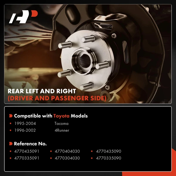 2 Pcs Front Driver & Passenger Brake Dust Shield for Toyota Tacoma 1995-2004 4Runner 1996-2002