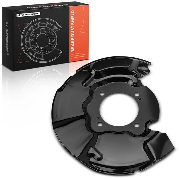 Front Passenger Brake Dust Shield for Toyota 4Runner 2003-2009 FJ Cruiser 2007-2014