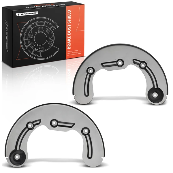2 Pcs Front Brake Dust Shield for 2004-2008 Ford F-150