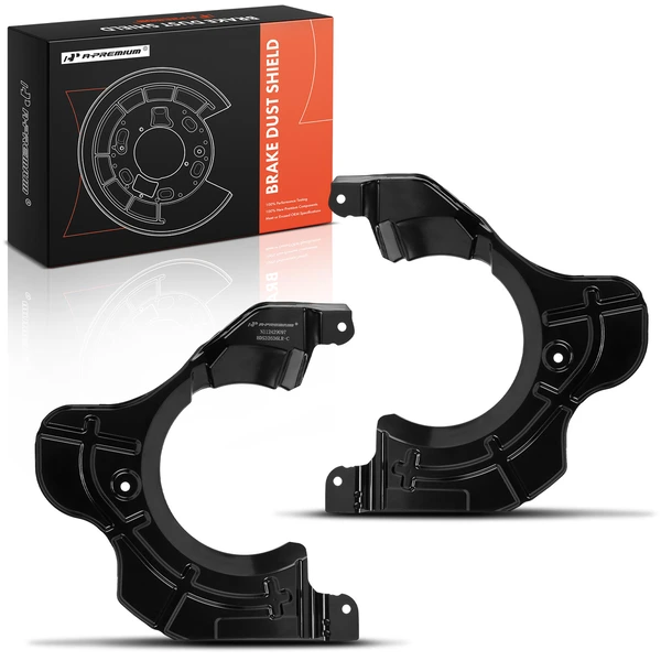 2 Pcs Front Driver & Passenger Brake Dust Shield for 2014-2022 Ram ProMaster 2500