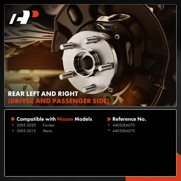 2 Pcs Rear Brake Dust Shield for Nissan Frontier 2005-2020 Xterra 2005-2015