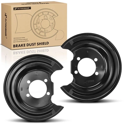 2 Pcs Rear Brake Dust Shield