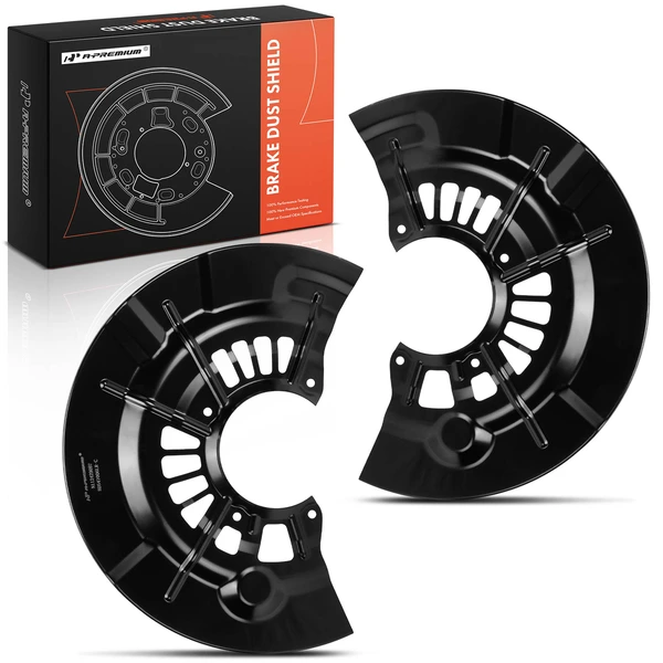 2 Pcs Front Driver & Passenger Brake Dust Shield for Toyota Camry 2012-2016 Avalon Lexus ES350 ES300h