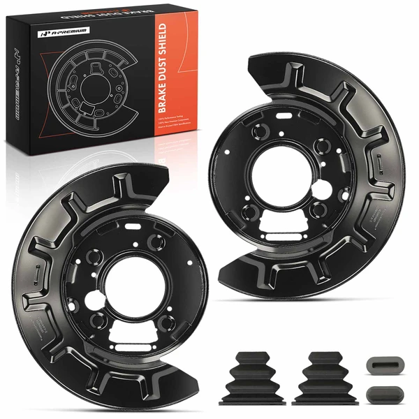 2 Pcs Rear Brake Dust Shield for 2011-2019 GMC Sierra 2500 HD